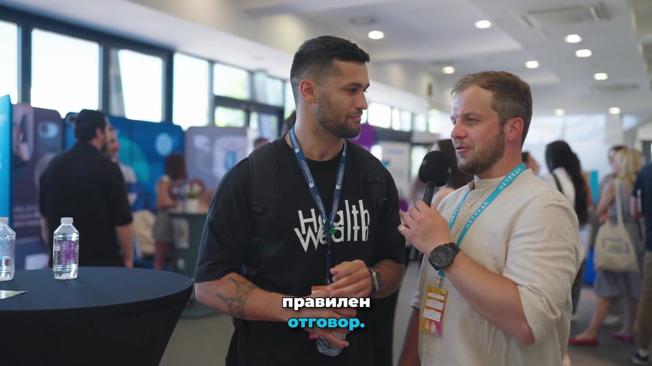 Digital4Sofia Online Advertising Conference 2024 — Interview — Gena — Health 4 Wealth — video still 3