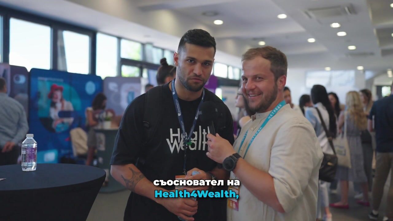 Digital4Sofia Online Advertising Conference 2024 — Interview — Gena — Health 4 Wealth — video still 1