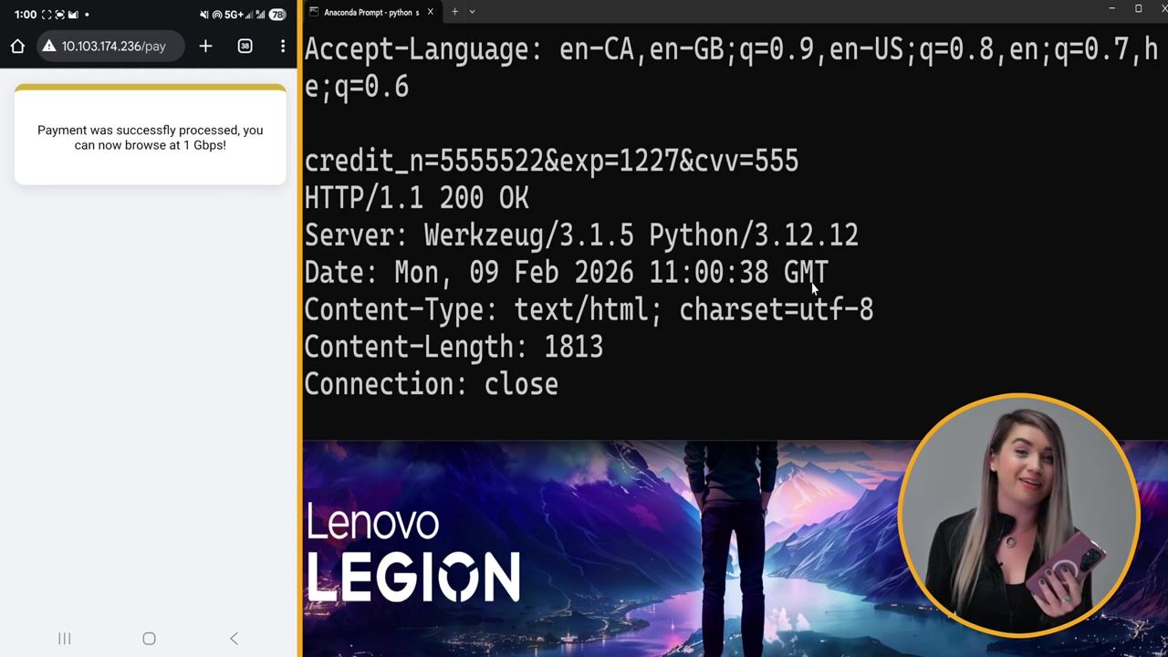 Python Packet Sniffer - What Hackers See on Public WiFi — video still 6